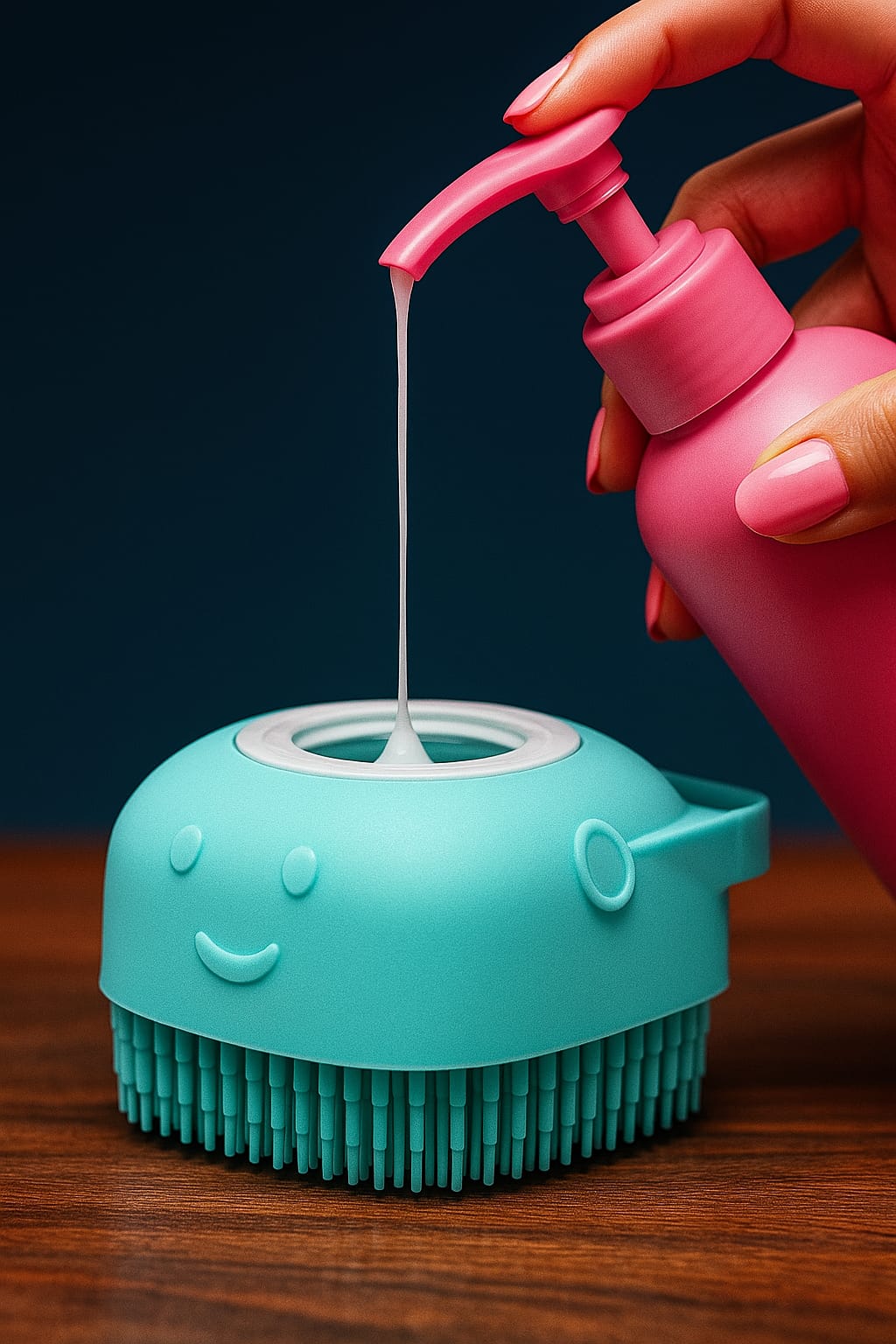 SILICONE BATH BODY BRUSH